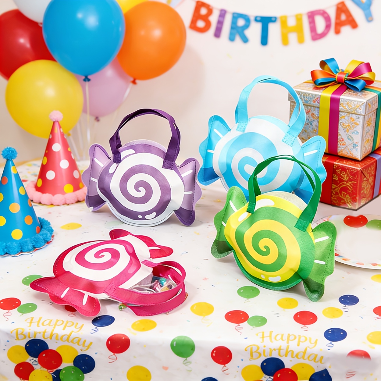 TEMU 20pcs Candy Gift Bags, Christmas Gift Bags, Christmas Gifts, Christmas Decorations, Birthday Gifts For Women, Christmas Gifts For Teens, Party