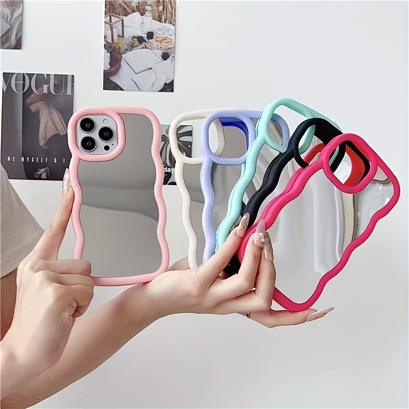 

Cute Fresh Makeup Mirror Mobile Phone Case Suitable For Apple 7/8/x/xs/xsmax/11/12/13/14/15/16