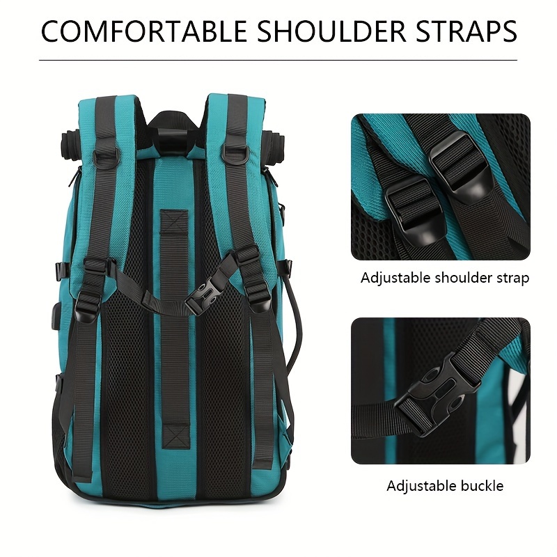 Sac à Dos de Randonnée Extérieur Élégant pour Femmes - Spacieux & Durable avec Compartiment pour Ordinateur Portable, Parfait pour le Camping & le Trekking - Disponible en Blanc, Rouge, Noir