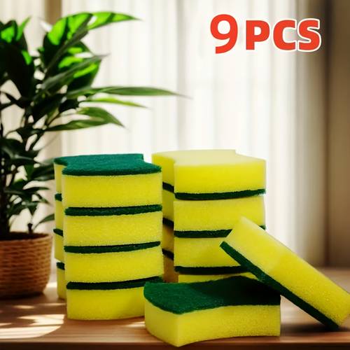 18 19 20 38 40pcs multi purpose cleaning sponge dishwashing sponge kitchen cleaning sponge household cleaning tools scouring pad industrial and commercial cleaning tools