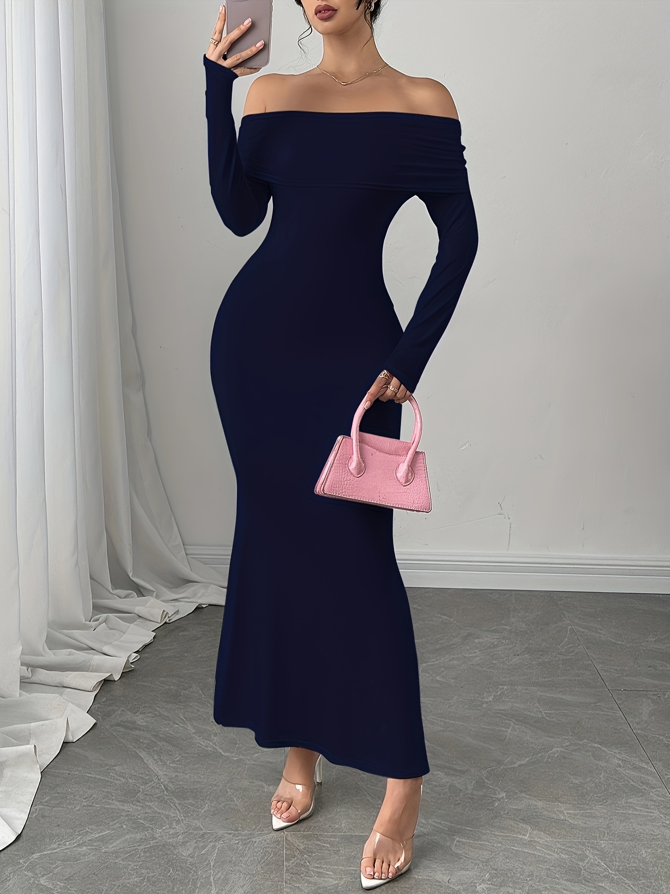 chinese dress ladies Black Velvet Dress - Bridesmaid Dress