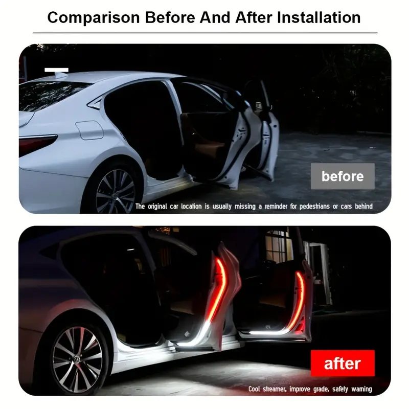 LED Stripes for Cars - Bright RGB Interior 12V Safety Light LED Stripes for Cars - Bright RGB Interior 12V Safety Light