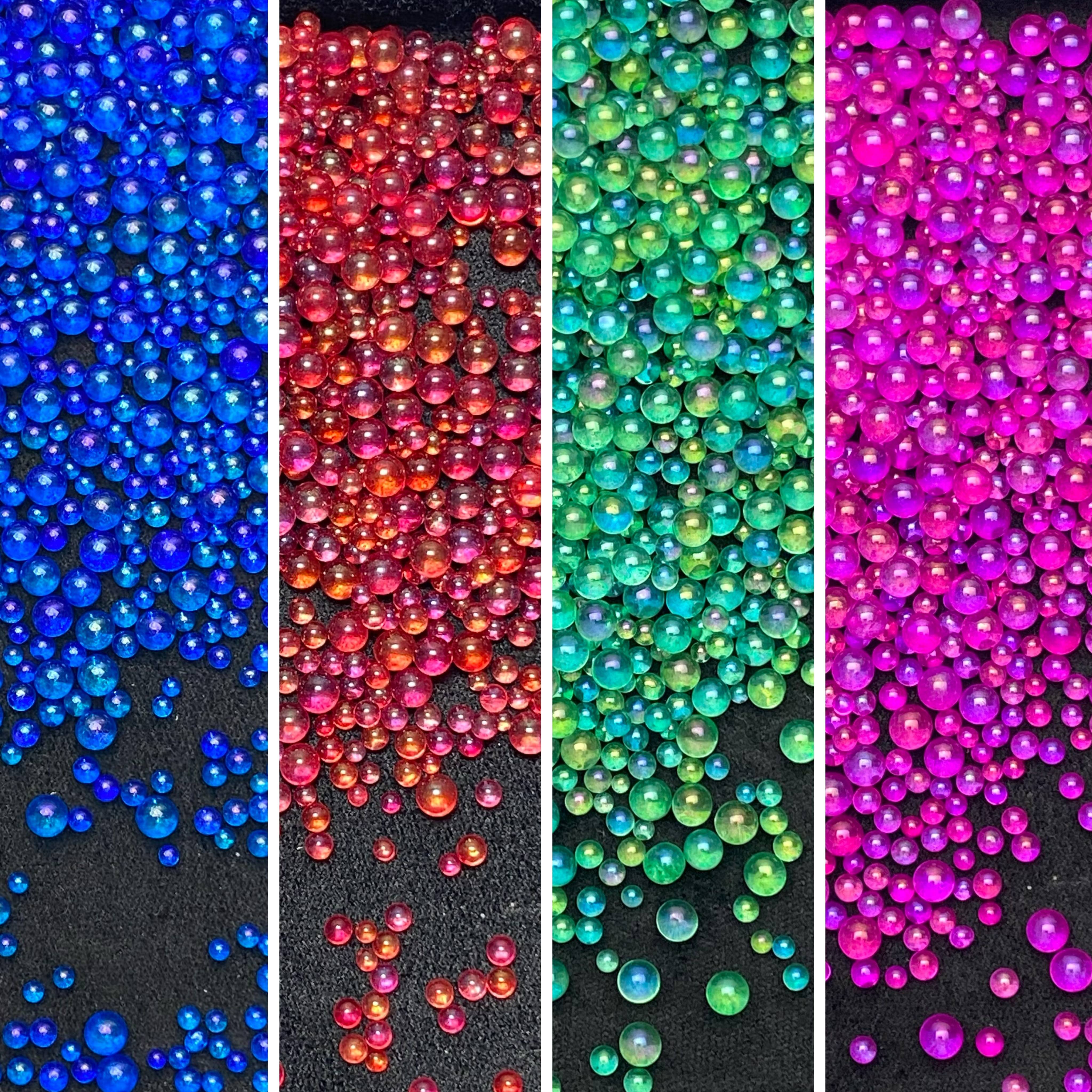4/5/6/8/10mm Fishing Beads Luminous Dark Hard Plastic Beads Fishing Tackle  Beads For Fishing Bait Bracelet Necklace Jewelry Making Home Decor