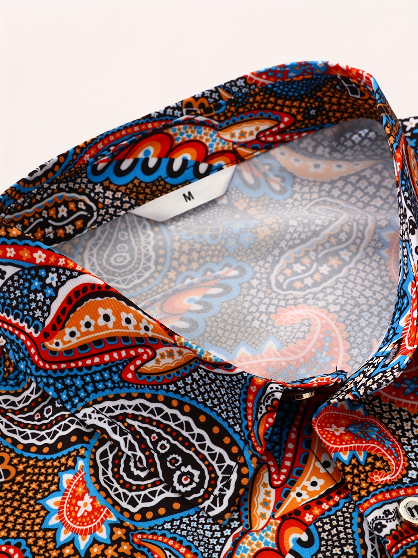 Manches Courtes Chemise Paisley Homme Chemise à Motif Paisley