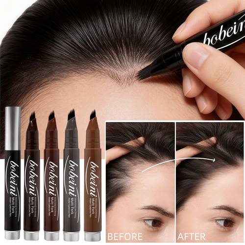 fluffy multi pronged pen the hairline lazy hairline filling pen with a multi pronged brush head to draw a fluffy feeling ultra pronged nib accurately in scalp