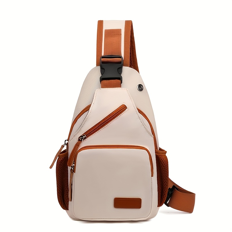 TEMU []lightweight Women&;s Chest Bag With Matching, Multi Pocket Crossbody Bag, Outdoor Travel, Shopping Shoulder Bag