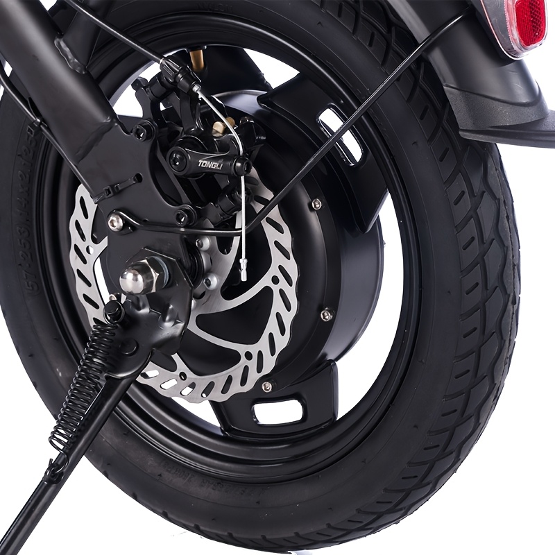 14-Inch Foldable Electric Bike with 48V Lithium Battery, 19 MPH Max Speed, 330 lb Capacity, Multiple Accessory Options