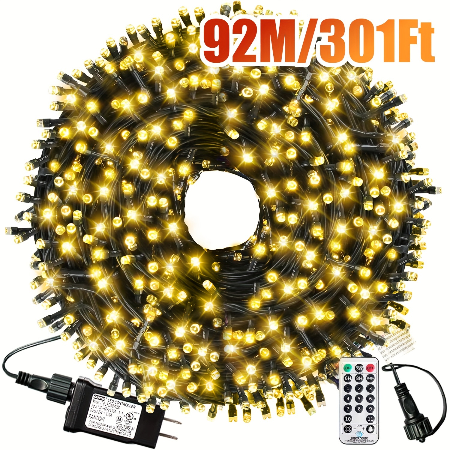 

301ft Christmas String , 8 & , Wedding Decoration