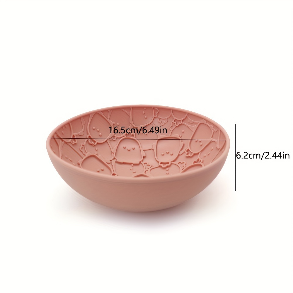 1pc silicone pet bowl lickable mat multi functional dog feeding dish easy to   slow feeder for dogs Product details 6