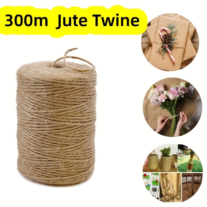 Jute Twine String Thin Natural Hemp Twine Gift Wrapping - Temu Australia