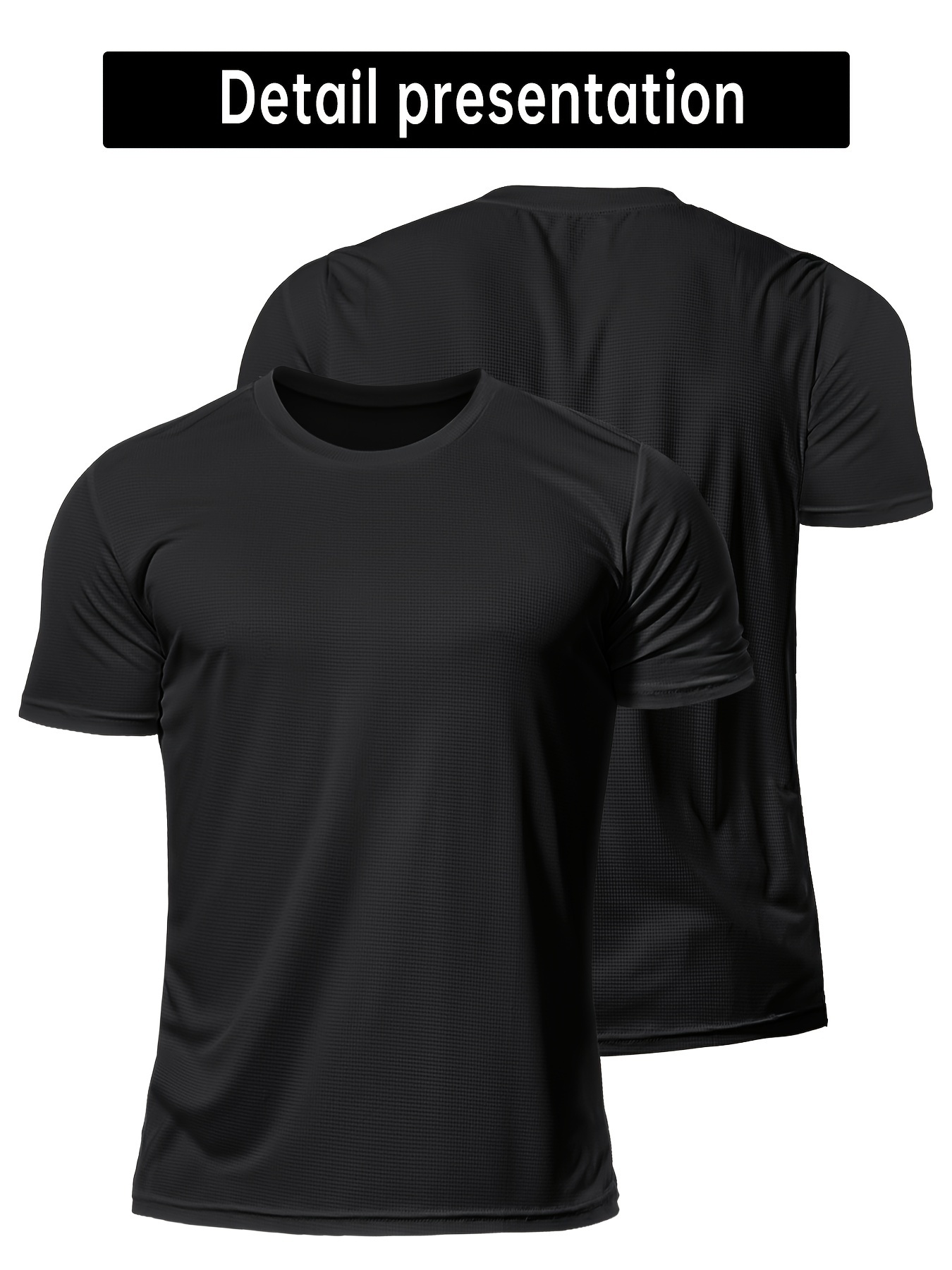 Men's Quick-Dry Athletic T-Shirt - Neon Green Workout Shirt, Lightweight Moisture-Wicking Gym Top for Running, Training, Casual Wear - Breathable Athletic Apparel, Sleek Design, Lightweight Construction