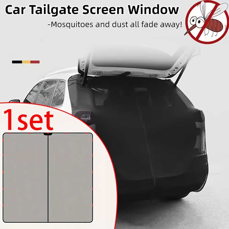 E-shop Anti-UV-Moskitonetze für Autoheckklappen, atmungsaktive Gitterfenster für Kofferraum und Hecktüren – ideal für Reisen, Langstreckenfahrten und