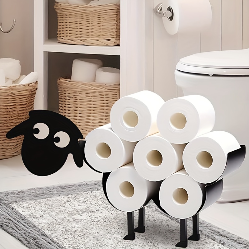 1pc Sheep Shaped Toilet Roll Paper Holder Free Standing - Temu
