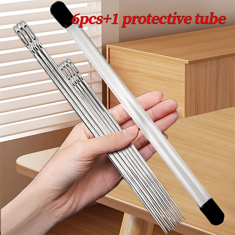 E-shop 6 Stück (3 Stück 100 mm und 3 Stück 150 mm) oder 6 Stück (100 mm) oder 6 Stück (150 mm) extra lange Nadeln, große Stehnadeln für Zuhause,