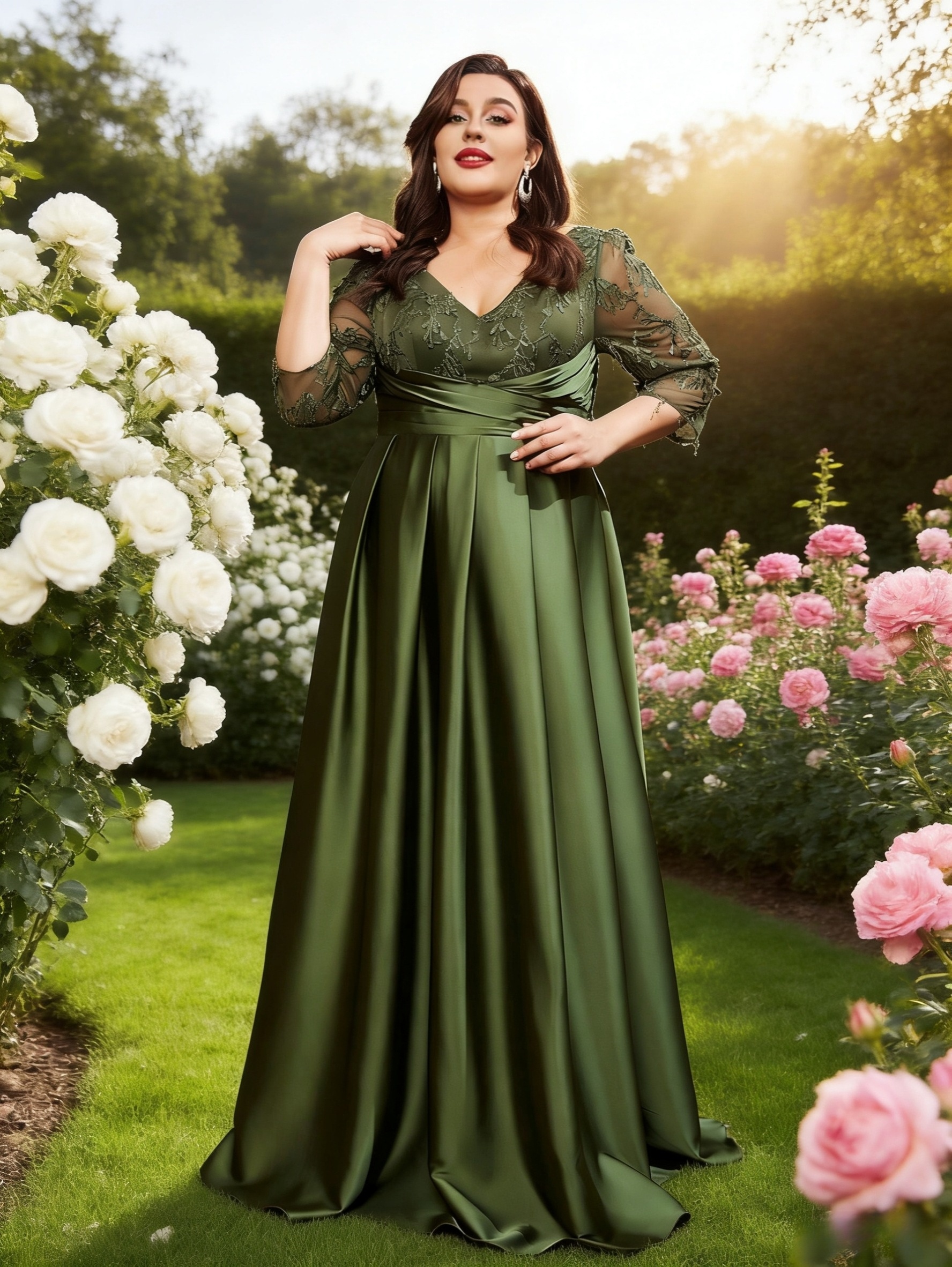 vince green dress Urban Oasis Army Green Dress – Chic Everyday Wear main image 0