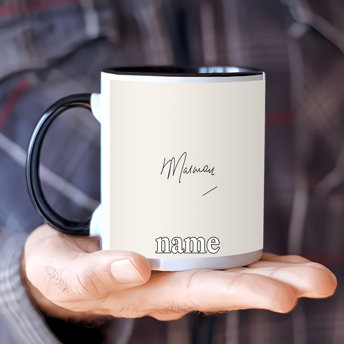 1 custom name coffee mug 11oz personalized signature - Temu Oman