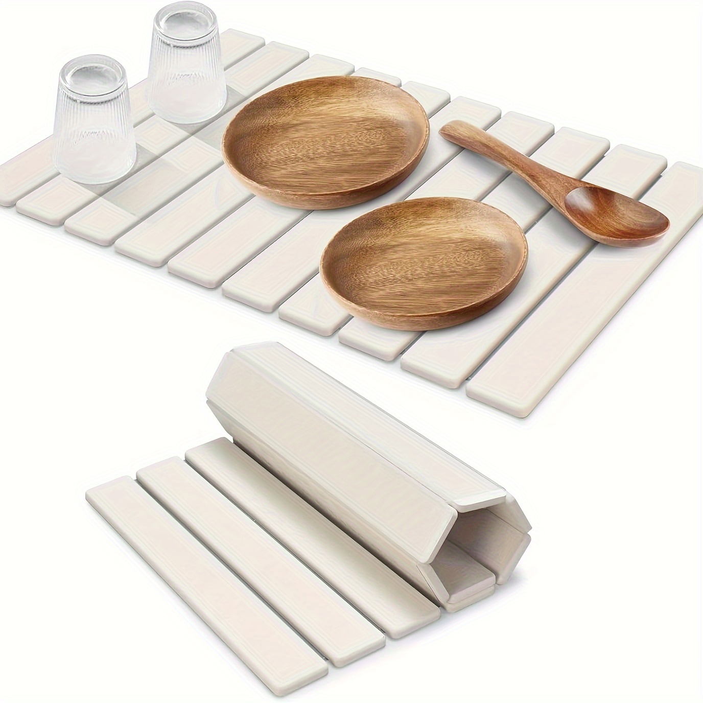 

Stone Drying Bowl Mat Suitable For Countertops, 60*39cm -drying Drying Bowl Mat, Diatomaceous Earth Mat, Suitable For Any Countertop