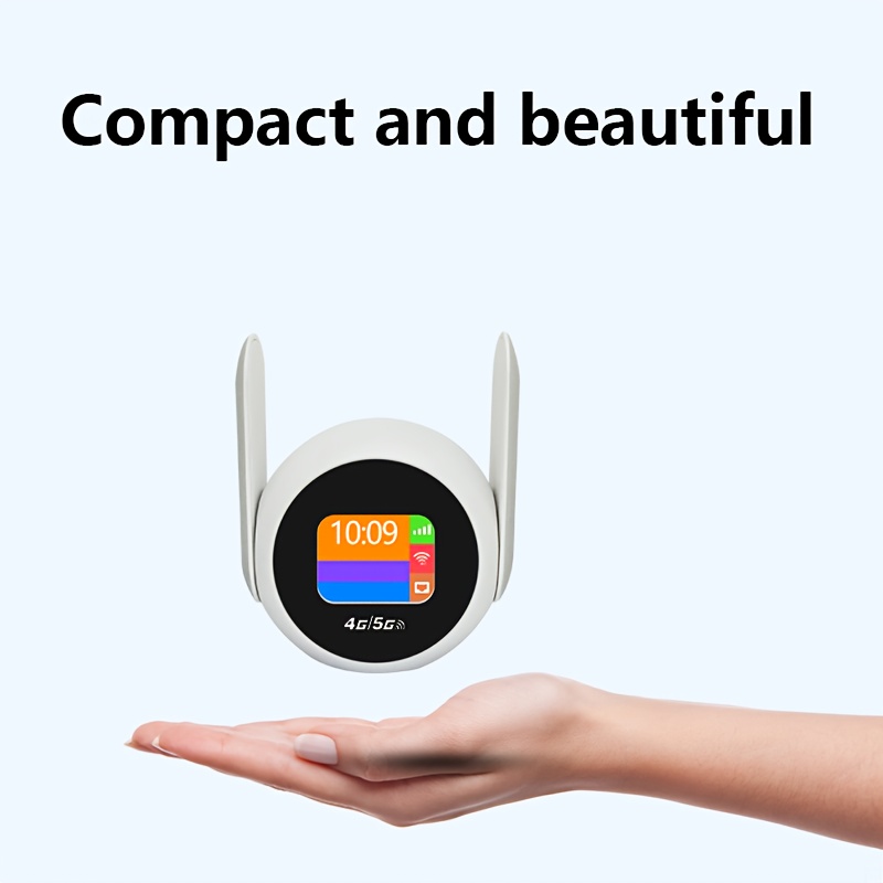 Routeur Blanc avec Fonction Hotspot/AP – Compatible avec Cartes Data 4G/5G & Multi-Bande (B1/B3/B5/B7/B8/B20/B38/B39/B40/B41). Ports WAN/LAN, Matériau ABS, Plug-and-Play pour Bureau/Maison, Cadeau Idéal pour Noël/Thanksgiving/Halloween