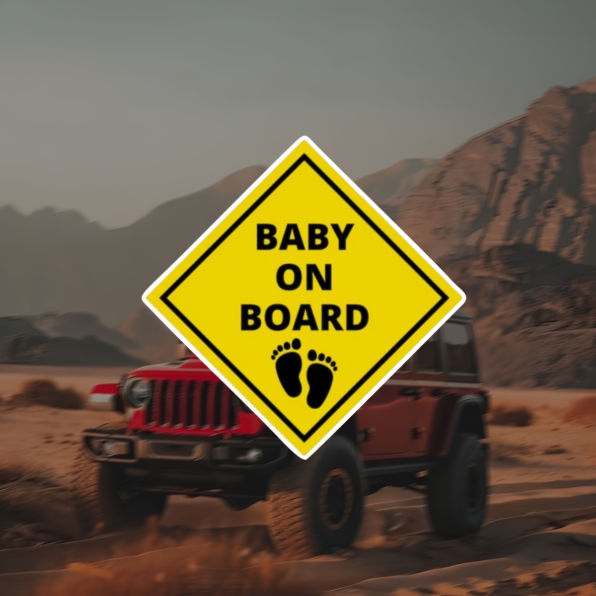 Vinyl Baby on Board Waterproof Creative Stickers for Cars and Laptops