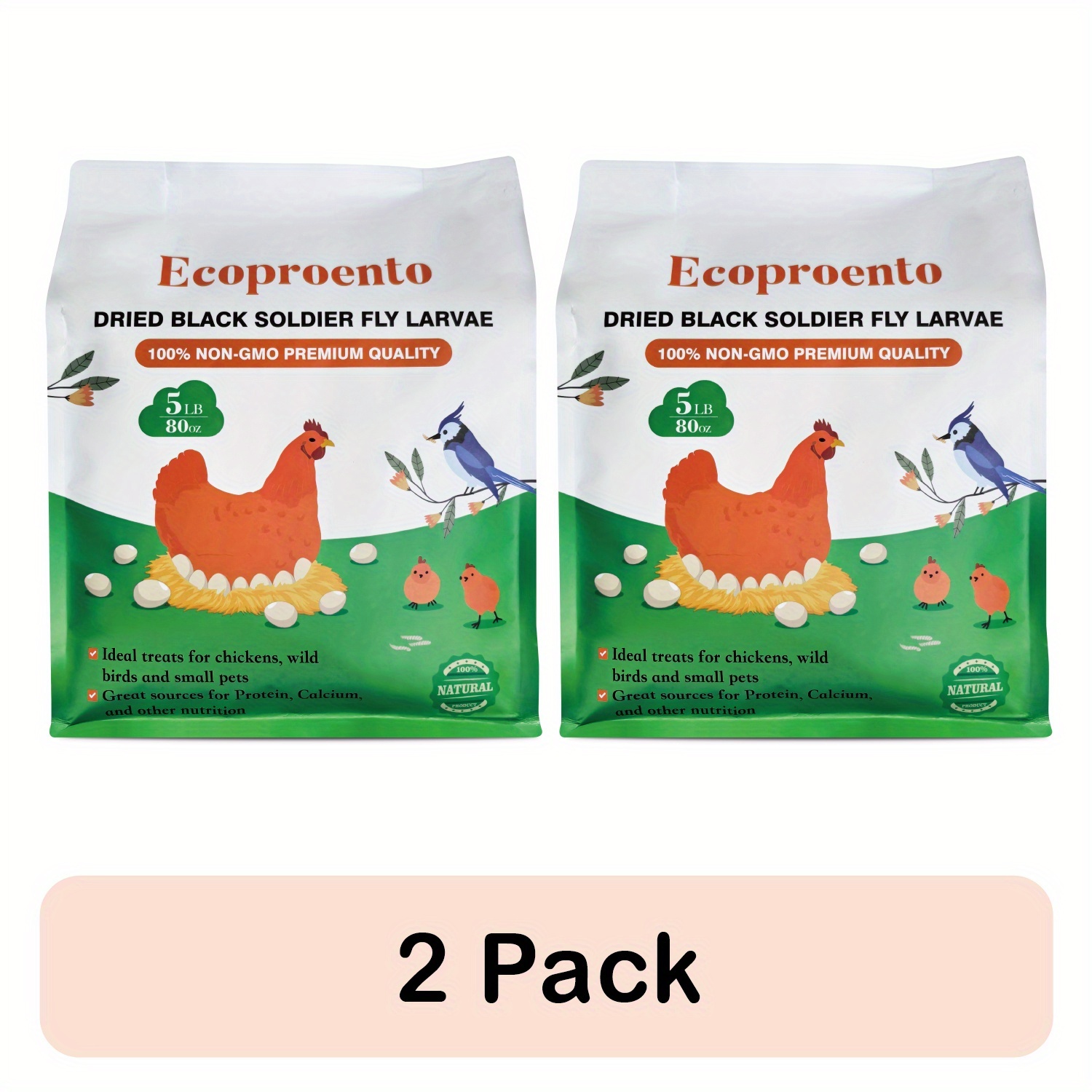 TEMU Ecoproento Dried Fly 10 Lbs - Contains 85 Times More Than - Snacks For Chickens, Ducks, , And Turtles