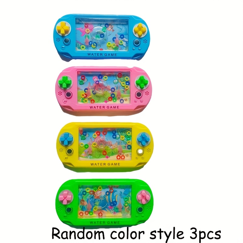 Image of 1/2/3pcs Classic Set, Handheld Water Play Mini Toy With Colorful Rings, Ideal Birthday Gift, Random Colors Styles