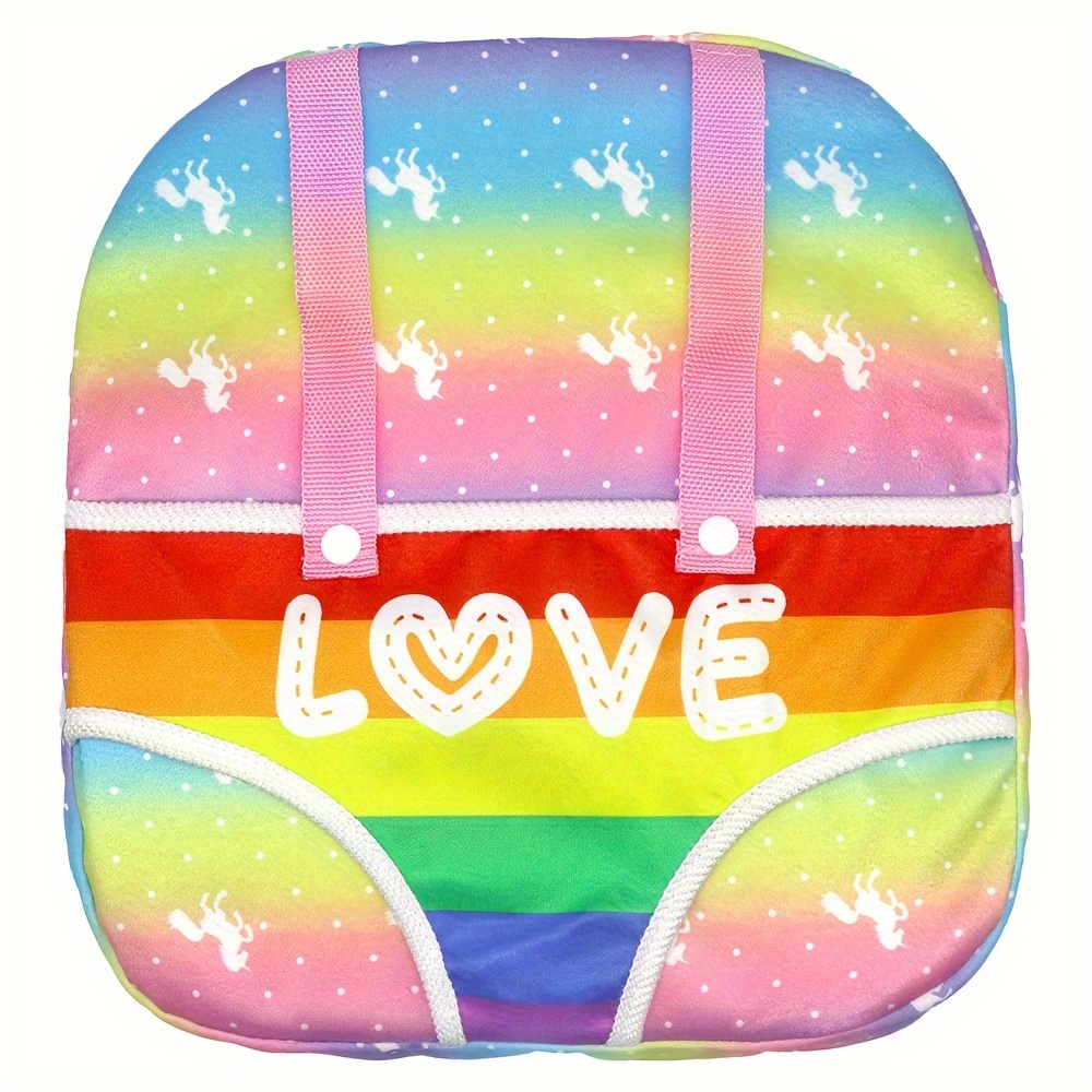 4 Color Doll Backpack Suitable For 18 Inch Doll Accessories, Doll Toy Set