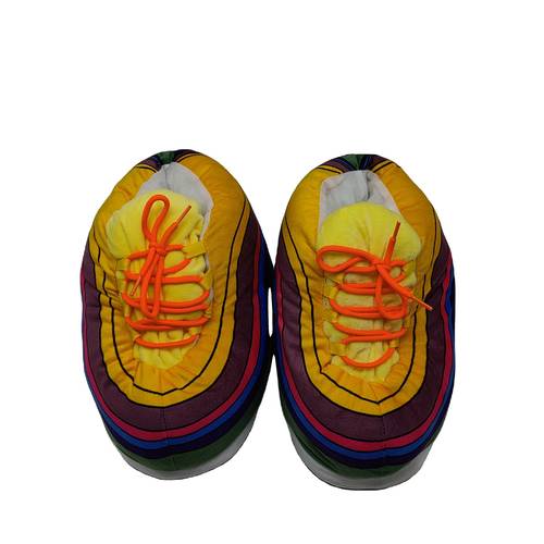Trendy Colorful Sneaker Design Novelty Slippers, Cozy & Warm Indoor Soft Sole Shoes, Comfortable Thermal Indoor Slippers