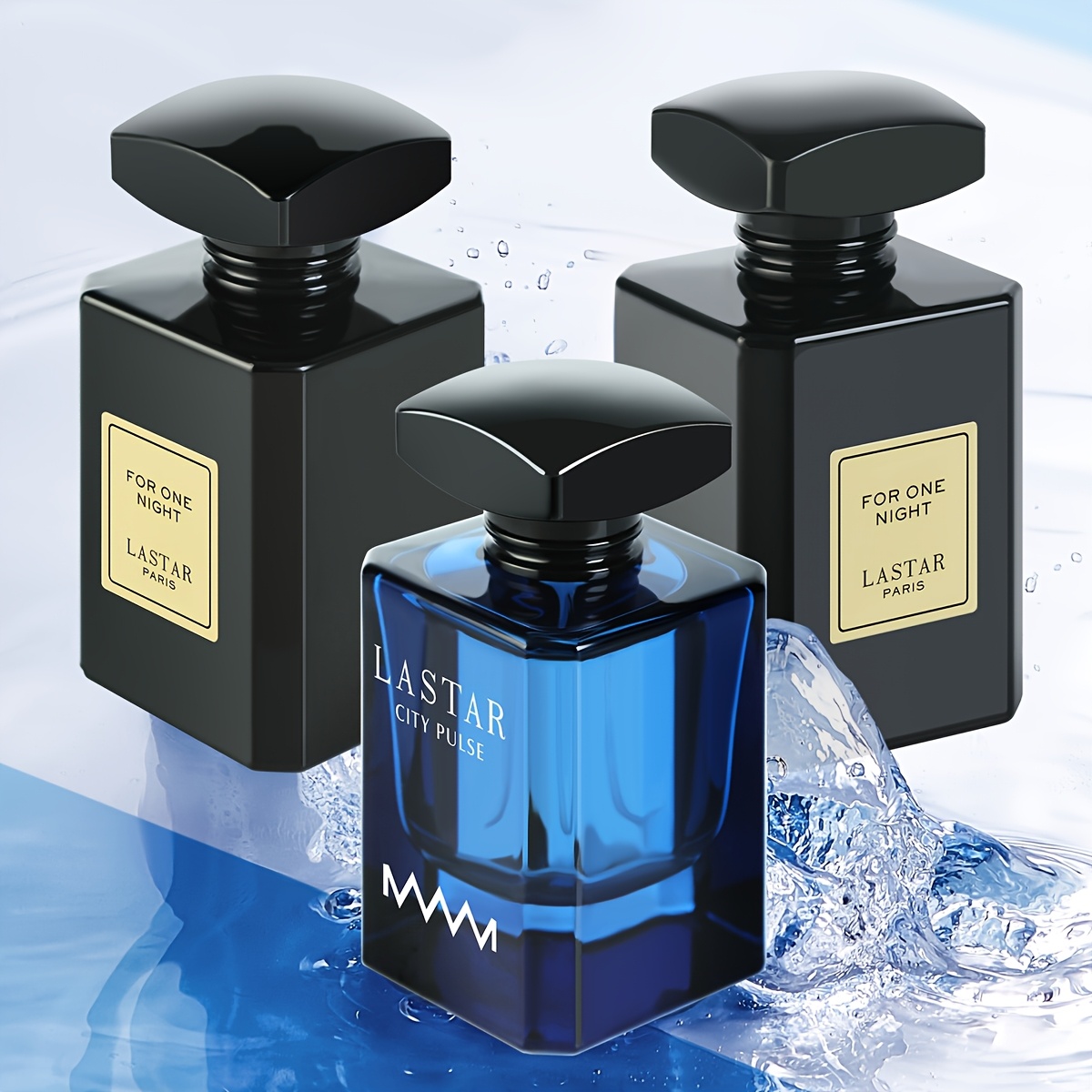 Image of [3-bottle Set] Men's Fragrance Collection, Sensual Cologne For Gentlemen, Elevates Charm And Exudes . Each 55ml Bottle Individually Packaged. For Dates And , Birthday Or Valentine's Gift For .
