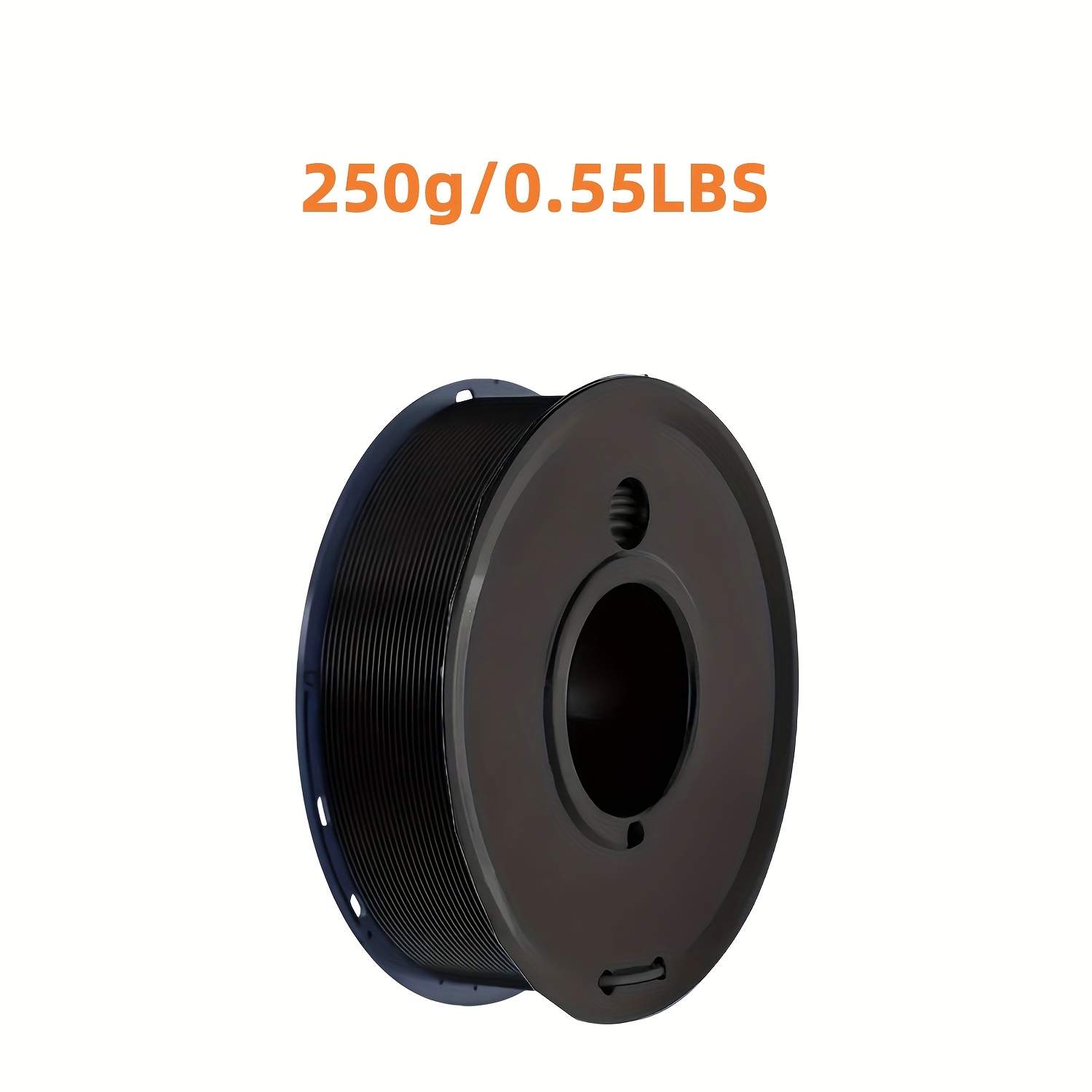 Image of Abs Filament 1.75mm, 0.25kg Spool (0.55lbs) High Strength And Toughness, Heat-resistant Low Warping, Durability 3d Printer Filament, Black