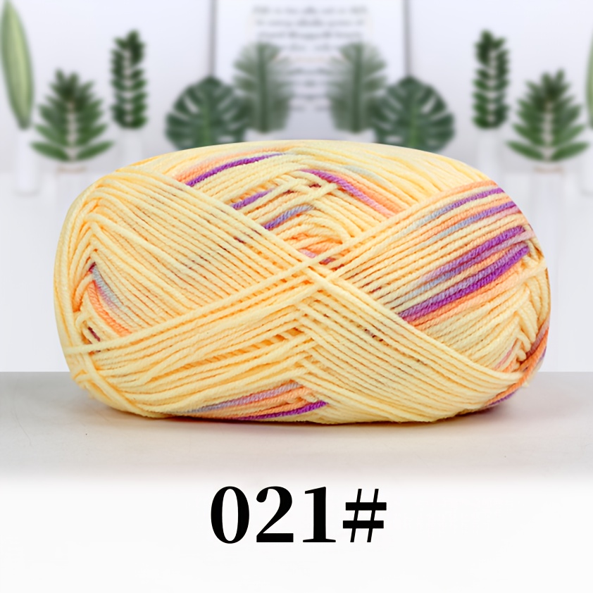 

10pcs/bag Acrylic Self-striping Yarn - Gradient Warm Soft Yarn For Knitting Sweaters, Scarves, Socks, And Gloves - 500g (1.1lb)±15g (0.033lb)