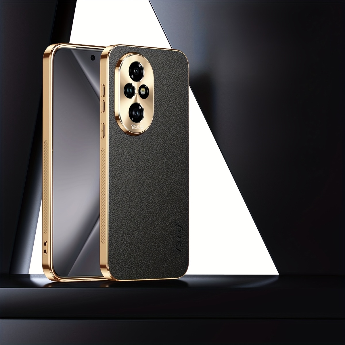Ovitek za telefon: Primeren za Honor 200/200 Pro, nov elektroplastiran vzorec ličija, eleganten , čudovit , nezdrsljiv in odporen na prstne