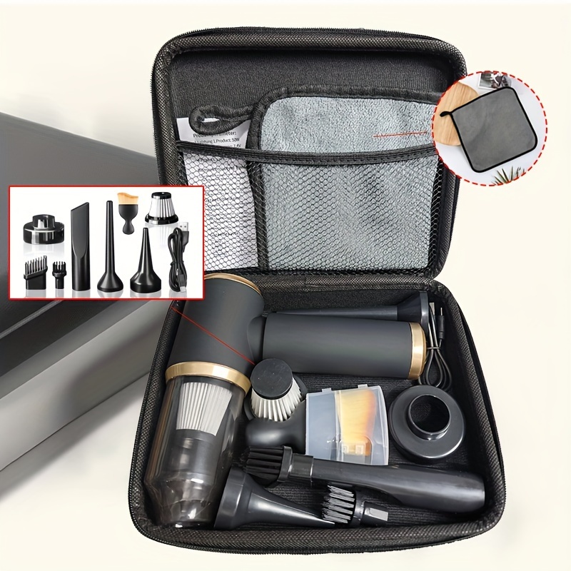 TEMU Car , 5000pa And Air , 50w Wet And Dry Car Usb Charger And - Nozzle, Suitable For Car, , , Pet