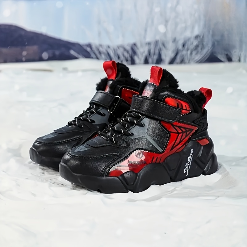 Jongens Sneeuwlaarzen met Dikke EVA Zolen en Pluche Voering, Jongens Casual Schoenen