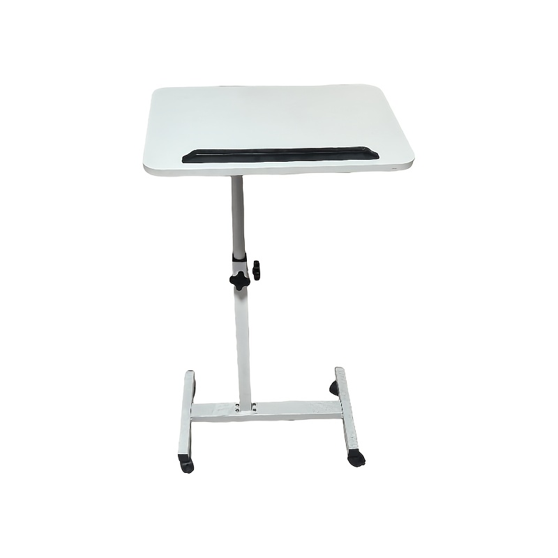 Adjustable Height Bedside Table With Swivel Desk Top - Space- Bedside Cabinet, Easy Assembly, /metal Frame & Hdf Tabletop For Dorm, Small Apartment, Home Office - Modern For S & (compatible With Beds)