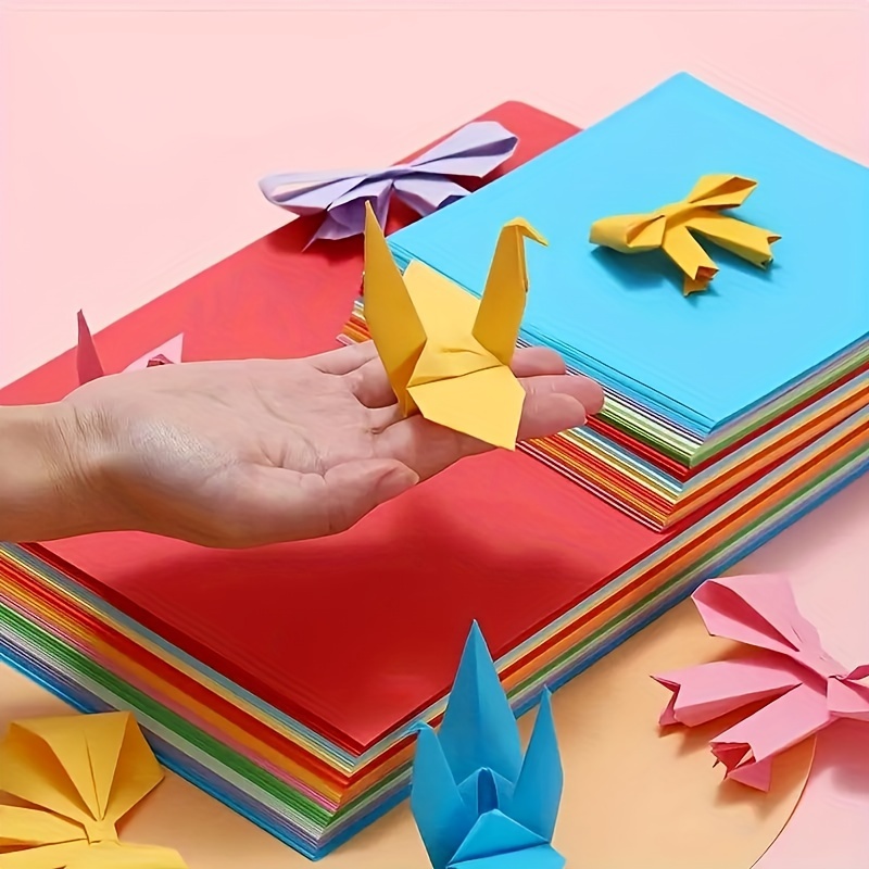 Origami carta pieghevole, 600 fogli doppio lato, carta colorata