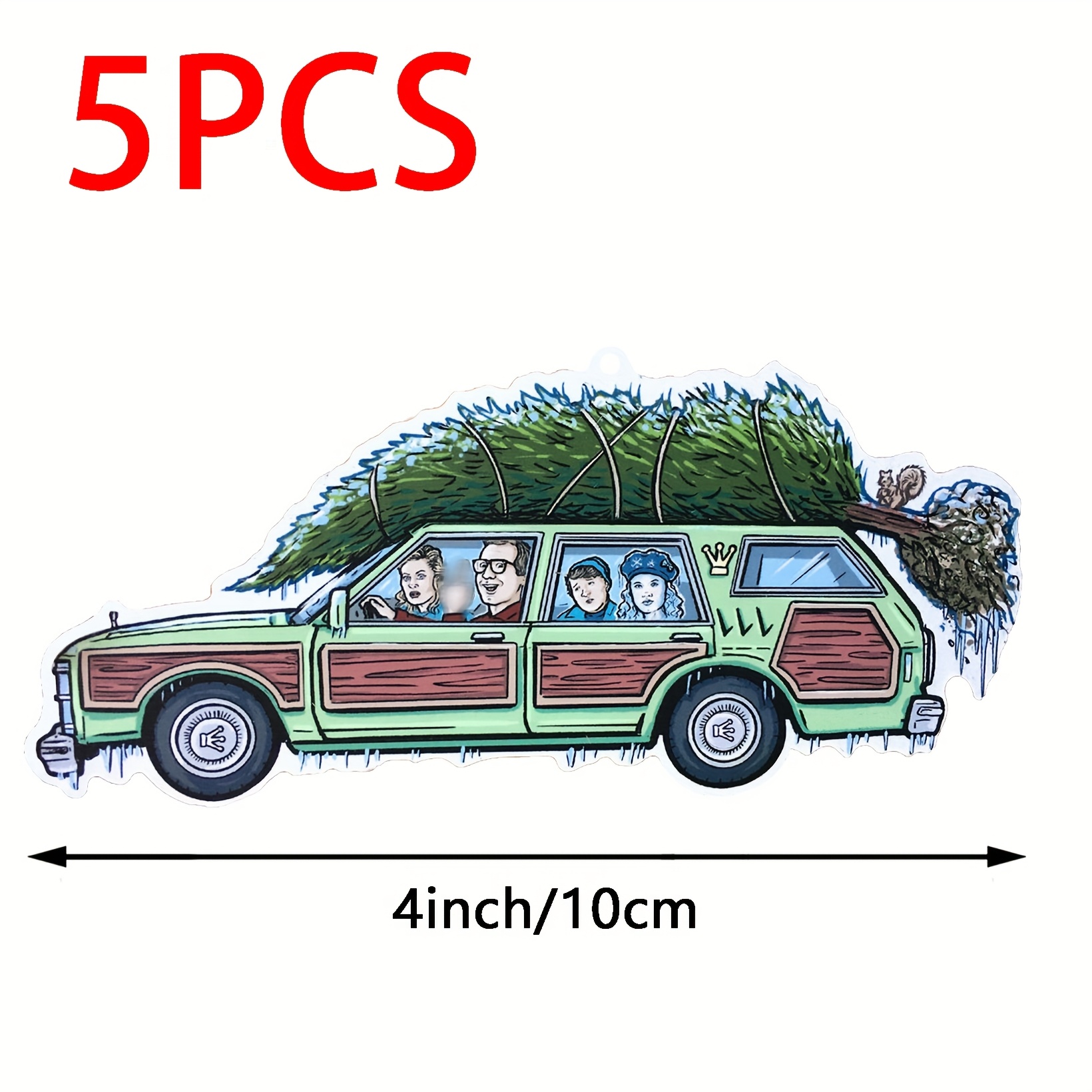TEMU 5pcs Set Of Travel Car Decorations, Christmas Tree Decorations, Holiday Decorations, Festive Decorations, Gifts, Home And Car Decorations,