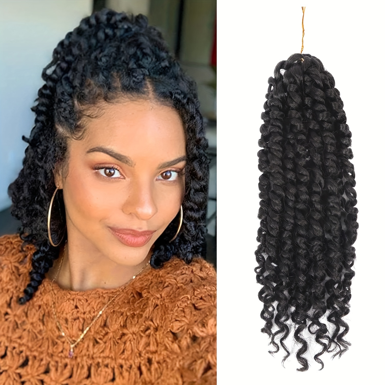 Passion Twist Crochet Hair: What To Wear With Your Short Crocheted Hairstyle