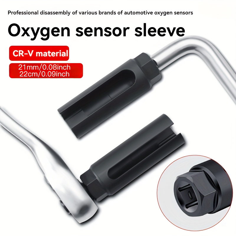 

Oxygen Sensor Removal Tool 22mm Car Mount Oxygen Container Head Wrench Front And Rear Auto Repair Socket Auto Repair Tool