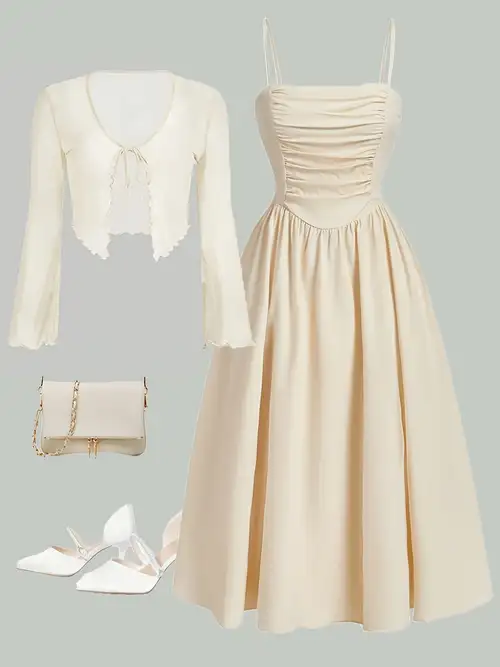 beige dress sold on Temu United States beige dress sold on Temu United States