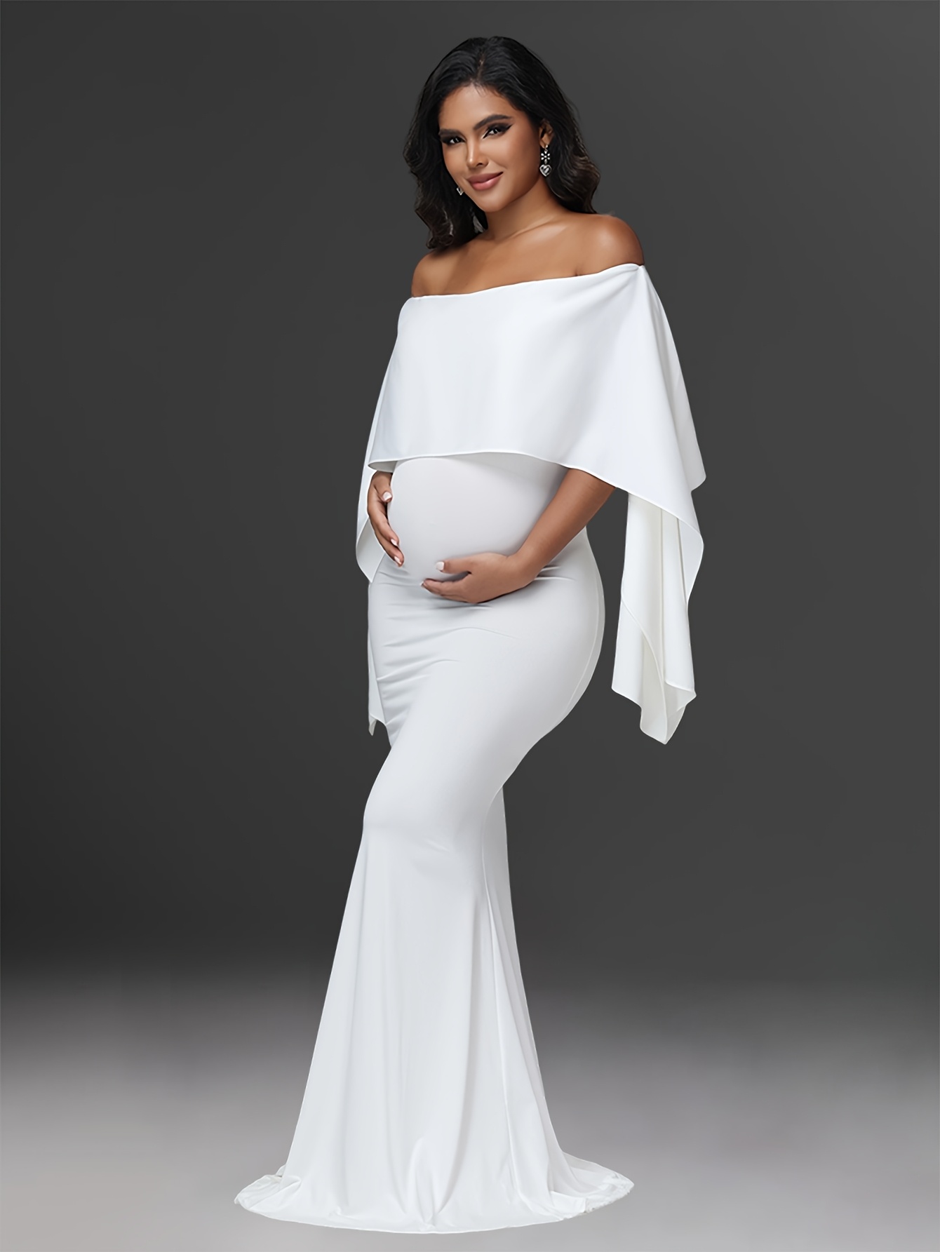 maternity gowns for photoshoot sold on Temu Canada