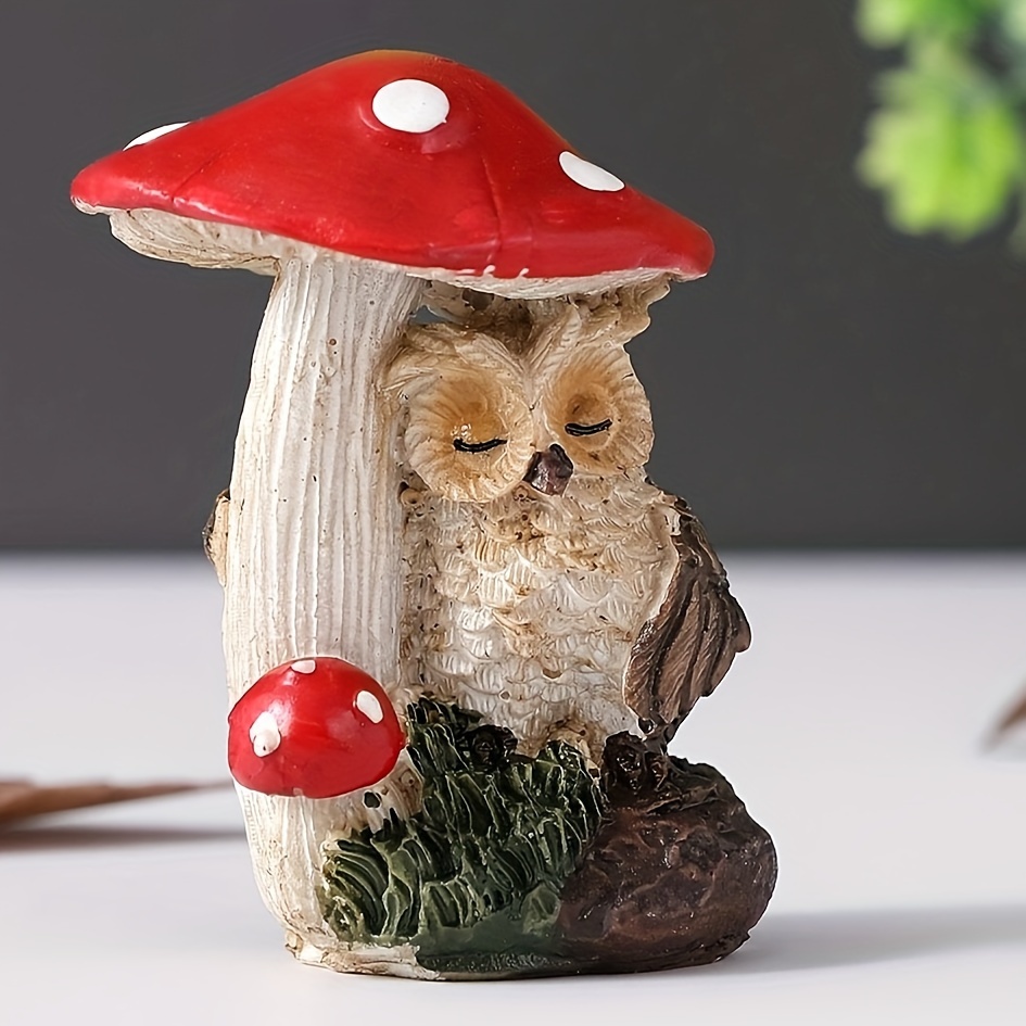 Owl And Decorative Craft, Creative Resin Home Decor For Indoor And Outdoor Use