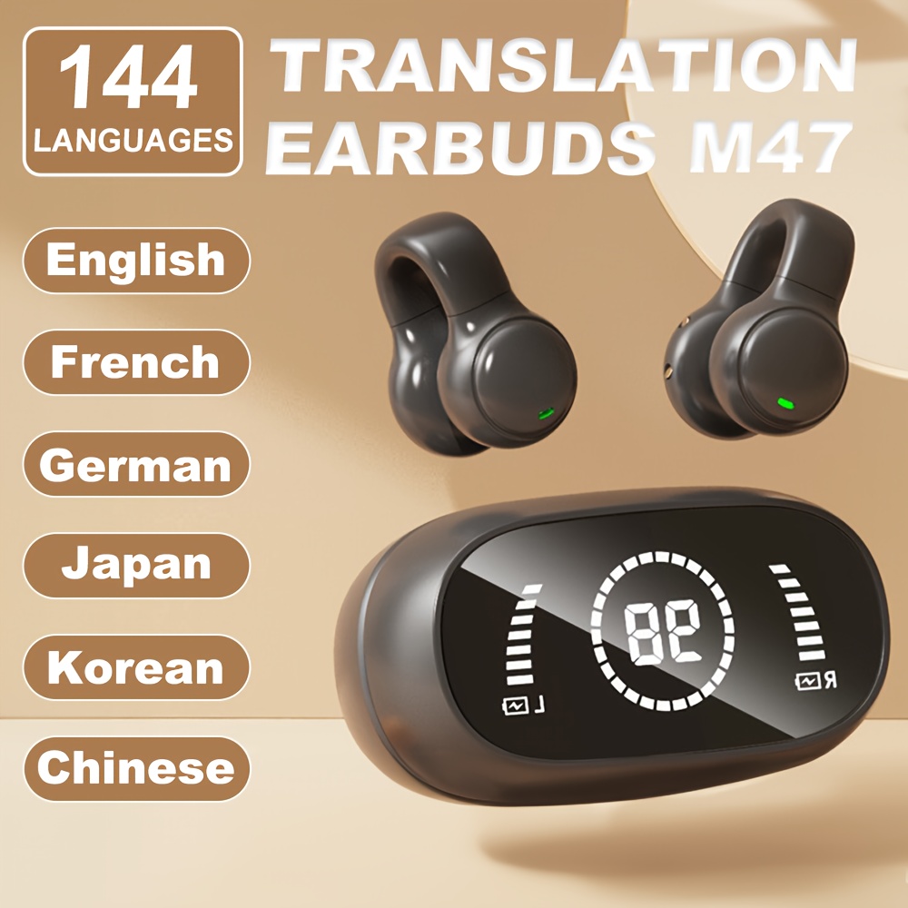 AI Language Translation Earbuds Real Time, Audifonos Traductores Inglés Español