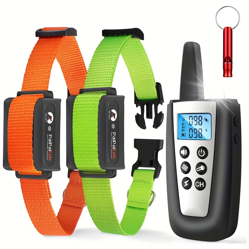 

Dog Bark Shock Collar, 100% Waterproof Automatic Bark Collar, Up To 3300ft Range With Beep, Vibration Shock Collar