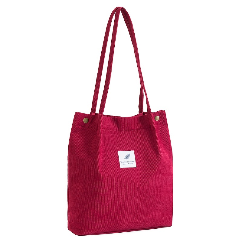 

Velvet Tote Bag, Simple And Stylish Shoulder Bag, Suitable For Commuting Students Use