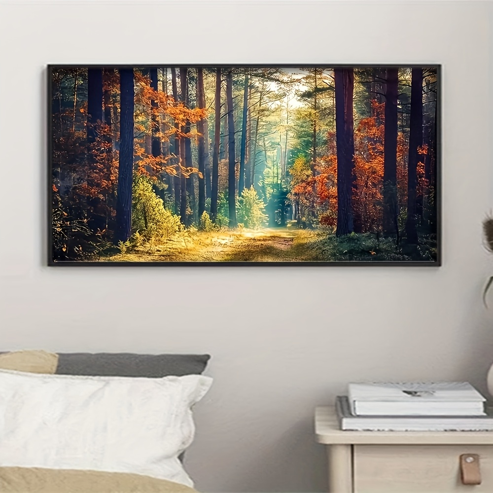 Creative Forest Landscape Cross Stitch Kit for DIY Art Needlework