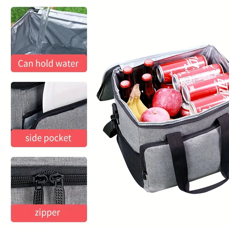 Lunch Box For Men/women, Insulated Lunch Bag Cooler Bag, Leak-proof ...