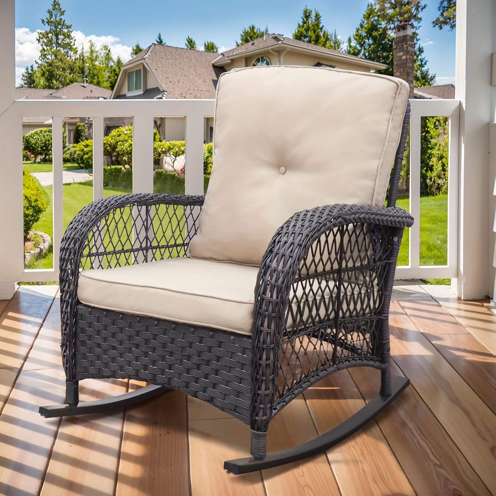 outdoor chair with rocker