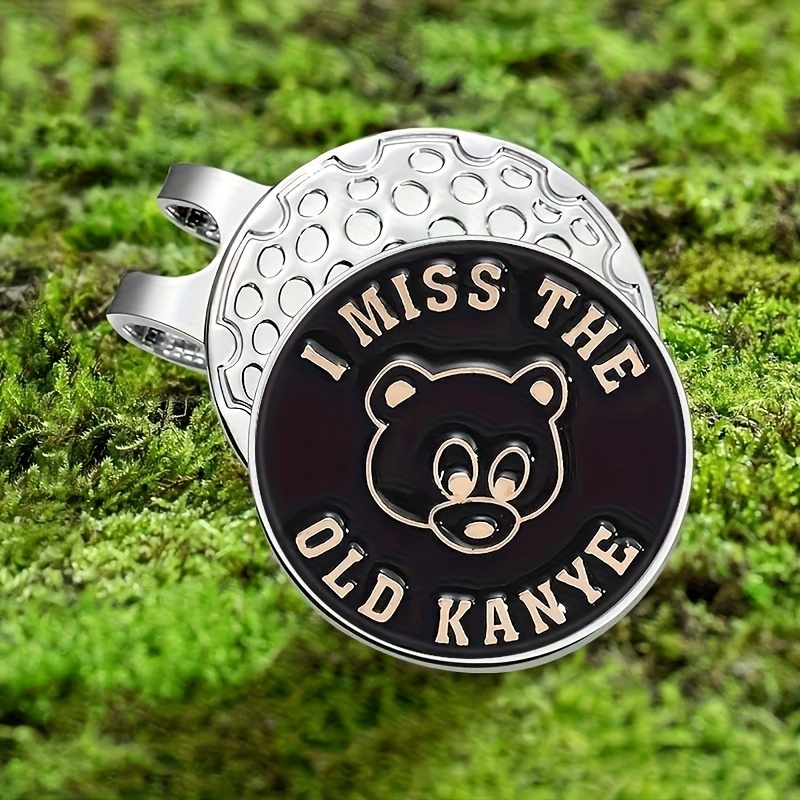 TEMU 1pc Magnetic Golf Ball Marker Clip - Heavy-duty Iron Construction, Strong Magnetic Hold, Golf Course Accessory For Players - Ideal , Golf