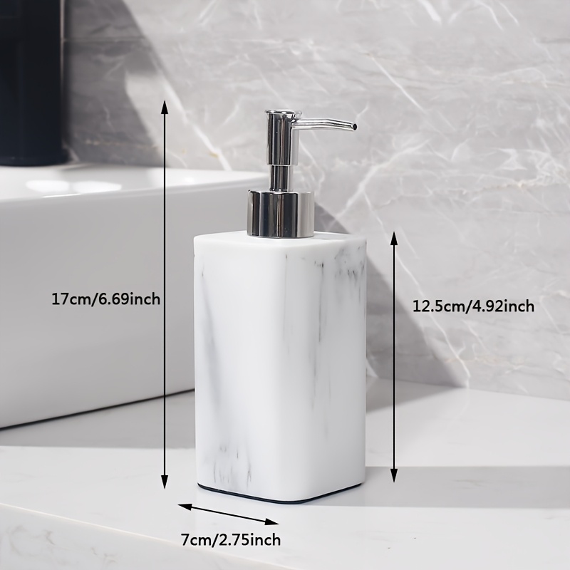 Marble Texture Lotion Bottle Dispenser