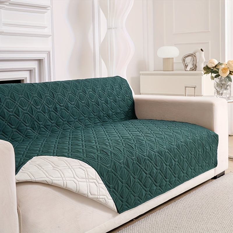 TEMU [grid Integrated] 1pc Anti Slip, Integrated Sofa Cushion, Machine Washable, Style, Pet Friendly, Suitable For Office Or Leisure Chairs |